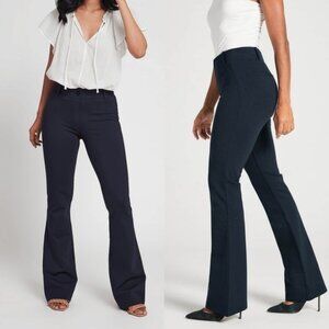 Size Medium Betabrand Classic Dress Pant Navy